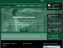Tablet Screenshot of moldstoppersonline.com